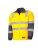 MENS WET WEATHER JACKET WITH REMOVABLE SLEEVES & TRU REFLECTIVE TAPE 