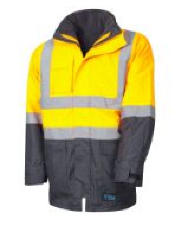 MENS 6 IN 1 RAIN JACKET COMBO WITH TRU REFLECTIVE TAPE 