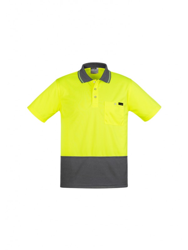 MENS COMFORT BACK S/S POLO