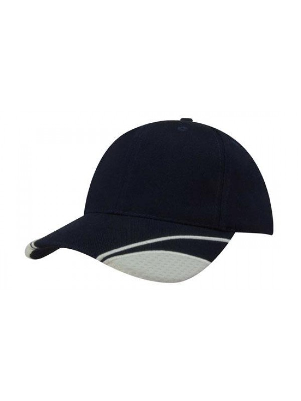 BRUSHED HEAVY COTTON WITH MESH INSERTS