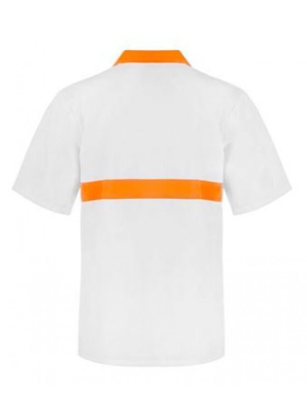 JAC SHIRT WITH CONTRAST CHEST BAND - SHORT SLEEVE