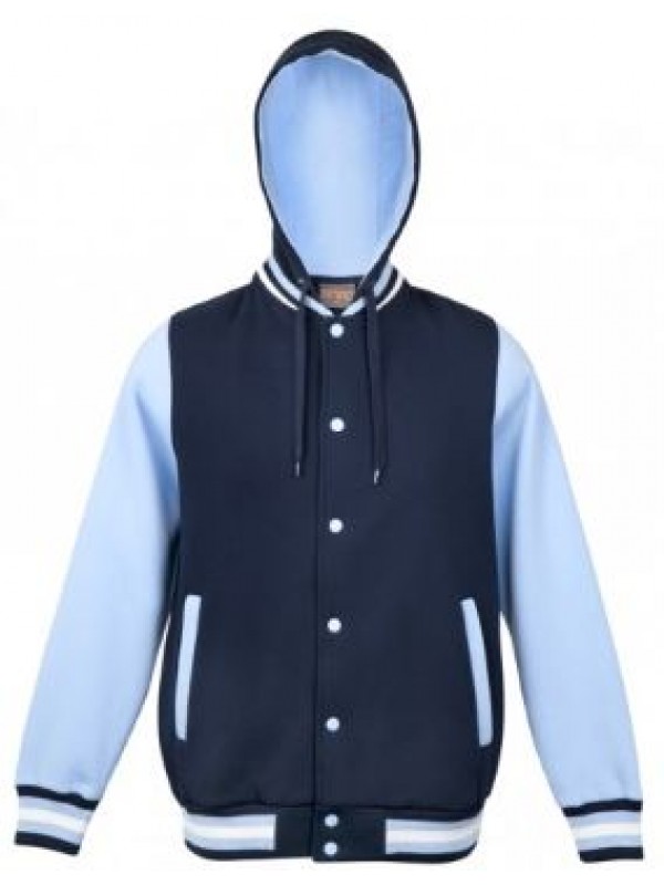 LADIES VARSITY JACKET & HOOD