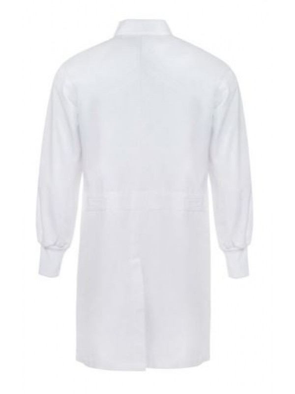 FOOD INDUSTRY DUSTCOAT WITH INTERNAL CHEST POCKET AND SIDE POCKETS - LONG SLEEVE