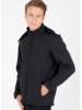 MENS SOFT SHELL HOODED JACKET