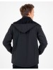 MENS SOFT SHELL HOODED JACKET