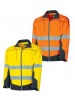 MENS SOFTSHELL FULL ZIP JACKET WITH TRU REFLECTIVE TAPE