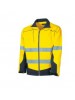 MENS SOFTSHELL FULL ZIP JACKET WITH TRU REFLECTIVE TAPE
