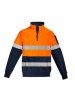 MENS HI VIS 1/4 ZIP PULLOVER - HOOP TAPED