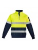 MENS HI VIS 1/4 ZIP PULLOVER - HOOP TAPED