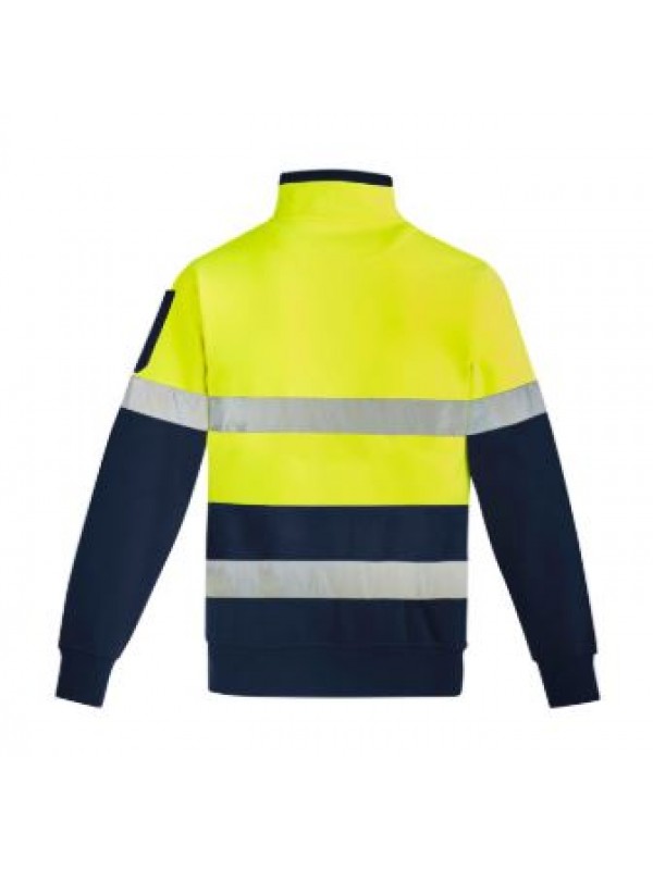 MENS HI VIS 1/4 ZIP PULLOVER - HOOP TAPED