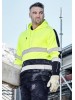 UNISEX HI VIS STRETCH TAPED HOODIE