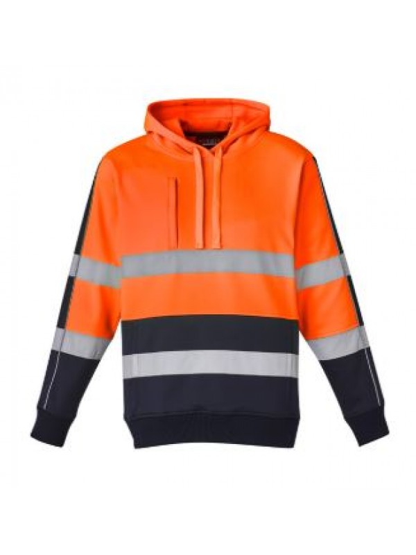 UNISEX HI VIS STRETCH TAPED HOODIE