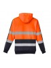 UNISEX HI VIS STRETCH TAPED HOODIE
