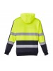 UNISEX HI VIS STRETCH TAPED HOODIE