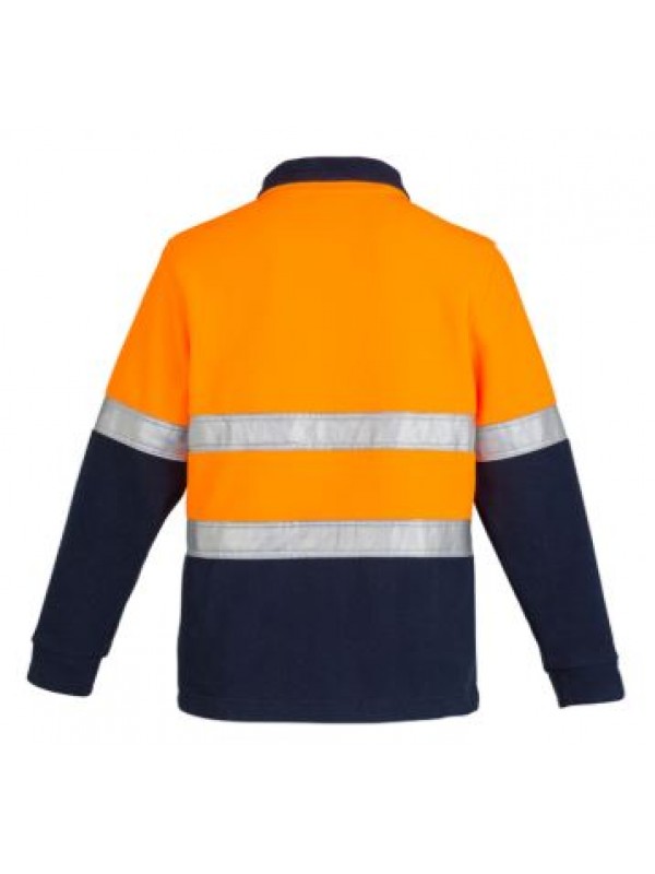 MENS HI VIS FLEECE JUMPER - HOOP TAPED