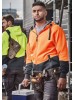 UNISEX HI VIS TEXTURED JACQUARD FULL ZIP HOODIE 