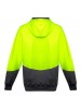 UNISEX HI VIS TEXTURED JACQUARD FULL ZIP HOODIE 