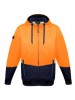 UNISEX HI VIS TEXTURED JACQUARD FULL ZIP HOODIE 
