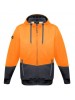 UNISEX HI VIS TEXTURED JACQUARD FULL ZIP HOODIE 