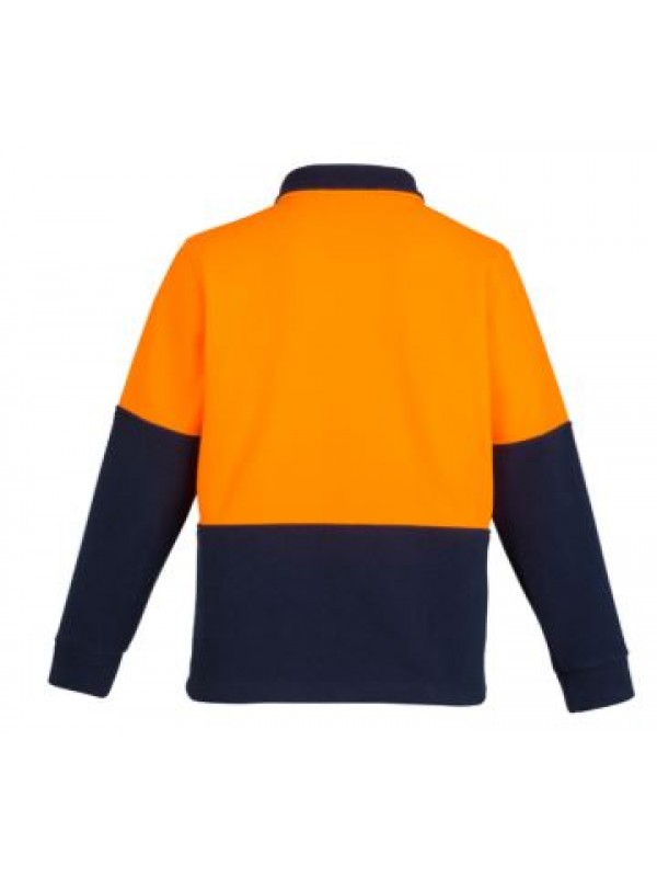 UNISEX HI VIS HALF ZIP FLEECE JUMPER