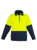 UNISEX HI VIS HALF ZIP FLEECE JUMPER