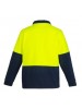 UNISEX HI VIS HALF ZIP FLEECE JUMPER
