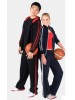 WOMENS STRIPED TRACK PANTS
