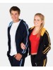 WOMENS/JUNIOR STRIPE SLEEVE HOODIE