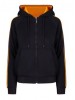 WOMENS/JUNIOR STRIPE SLEEVE HOODIE