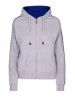 WOMENS/JUNIOR STRIPE SLEEVE HOODIE