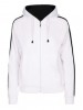 WOMENS/JUNIOR STRIPE SLEEVE HOODIE