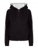 WOMENS/JUNIOR STRIPE SLEEVE HOODIE