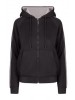 WOMENS/JUNIOR STRIPE SLEEVE HOODIE