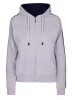 WOMENS/JUNIOR STRIPE SLEEVE HOODIE