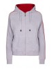 WOMENS/JUNIOR STRIPE SLEEVE HOODIE