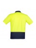 UNISEX HI VIS BASIC SPLICED S/S POLO