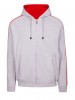 MENS STRIPE SLEEVE HOODIE
