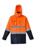 MENS HI VIS BASIC  4 IN 1 WATERPROOF JACKET