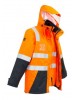 MENS HI VIS 4 IN 1 WATERPROOF JACKET