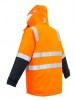 MENS HI VIS 4 IN 1 WATERPROOF JACKET