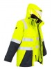 MENS HI VIS 4 IN 1 WATERPROOF JACKET
