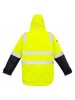 MENS HI VIS 4 IN 1 WATERPROOF JACKET