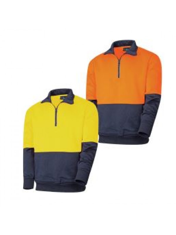 UNISEX 1/4 ZIP FLEECE JUMPER