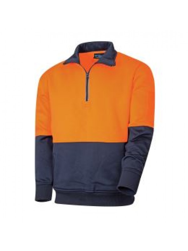 UNISEX 1/4 ZIP FLEECE JUMPER
