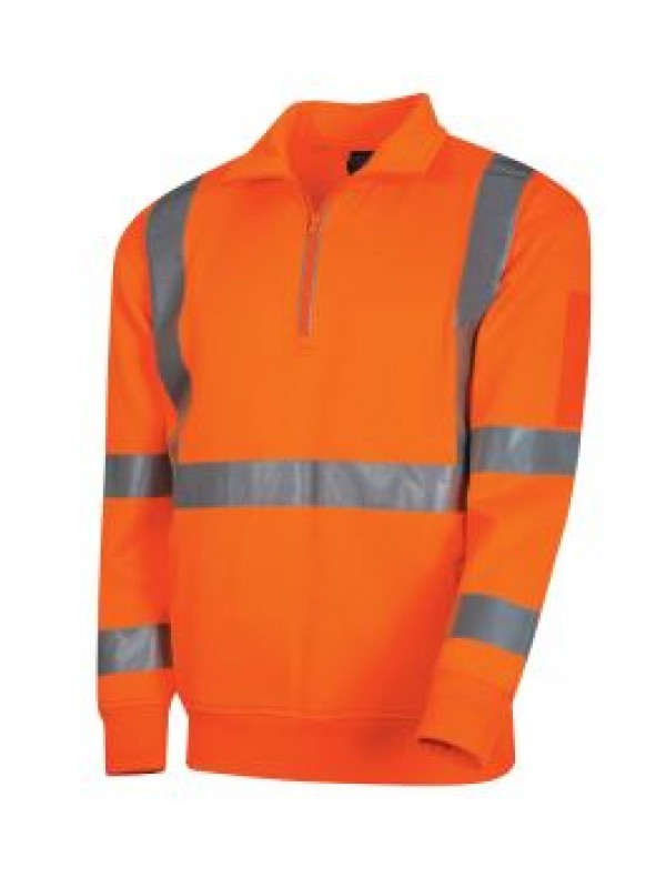 UNISEX 1/4 ZIP FLEECE JUMPER