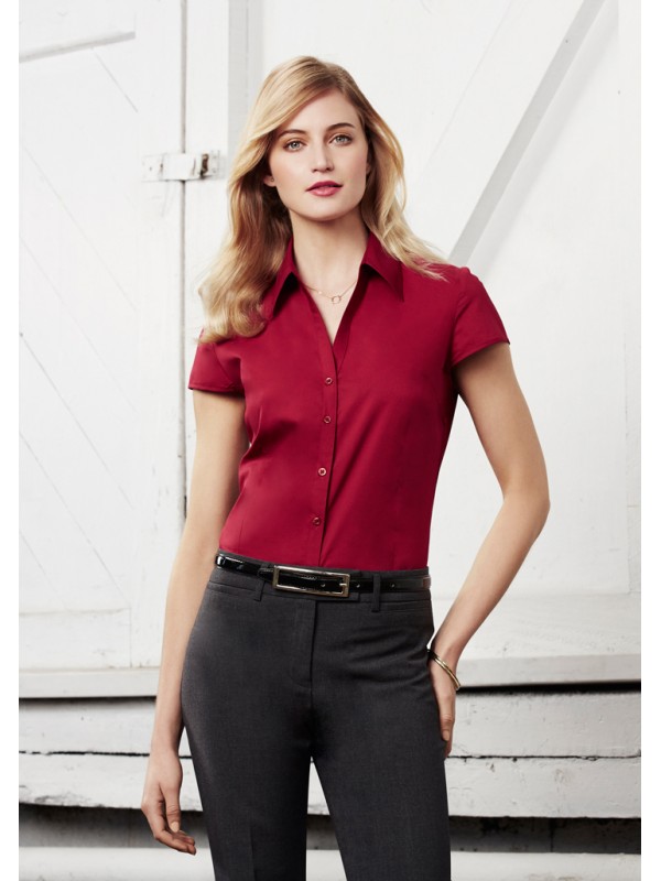 LADIES METRO CAP SLEEVE SHIRT