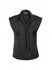 LADIES SHIMMER TIE NECK TOP