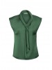 LADIES SHIMMER TIE NECK TOP