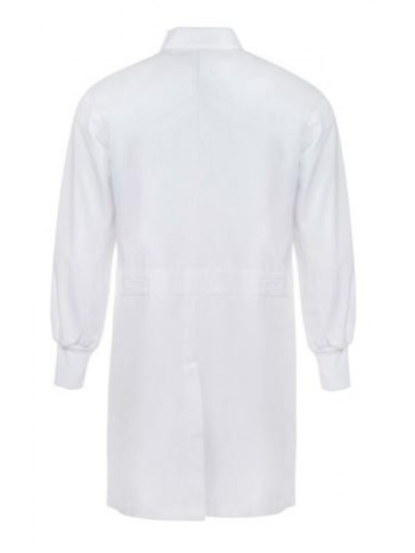 FOOD INDUSTRY DUSTCOAT WITH INTERNAL CHEST POCKET AND SIDE POCKETS - LONG SLEEVE